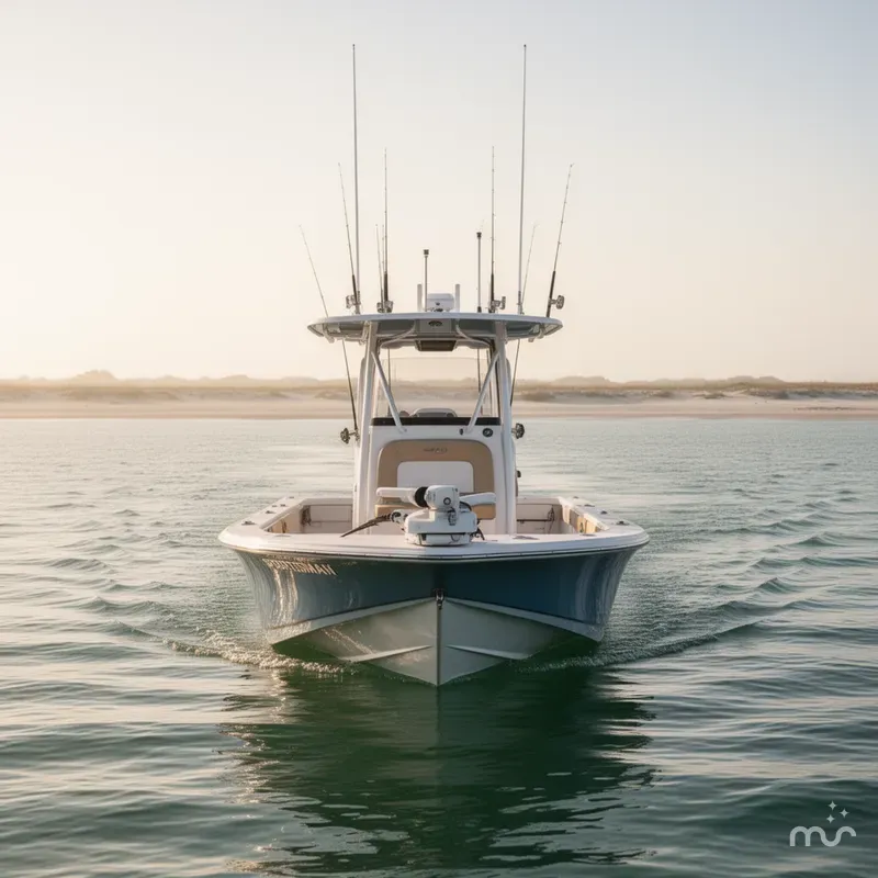 Slide: The Image of Sportsman Masters 247OE Bay Boat 2025 - 1