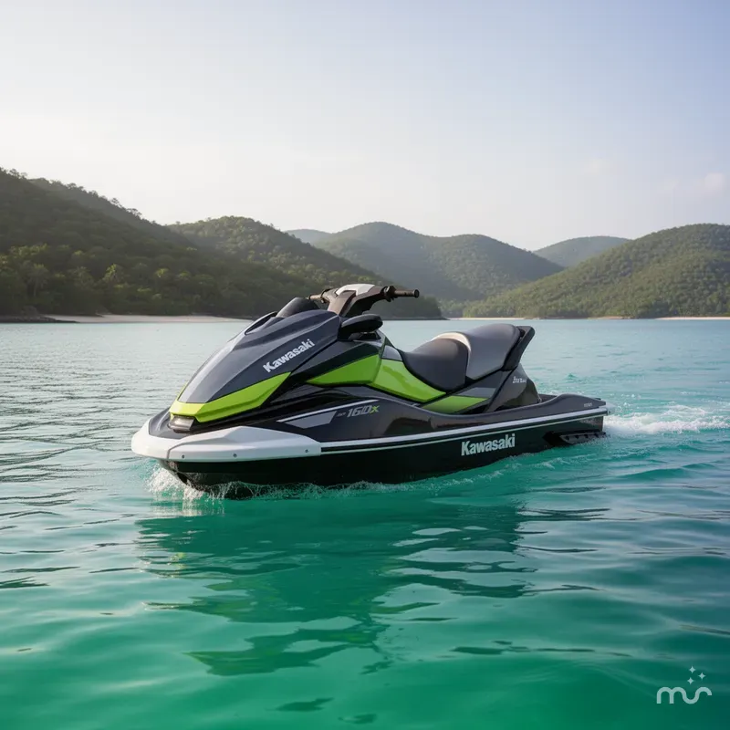 Slide: The Image of Kawasaki Jet Ski® ST® 160X 2026 - 4