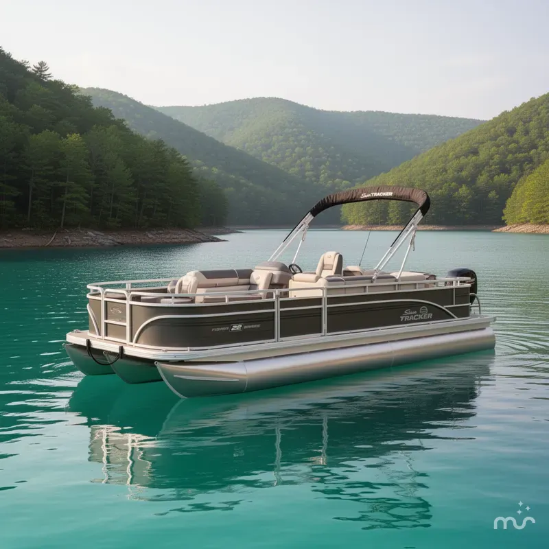 Slide: The Image of Sun Tracker Fishin' Barge 22 DLX 2026 - 4