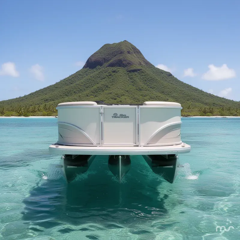 Slide: The Image of Sun Tracker Party Barge 20 DLX 2026 - 1