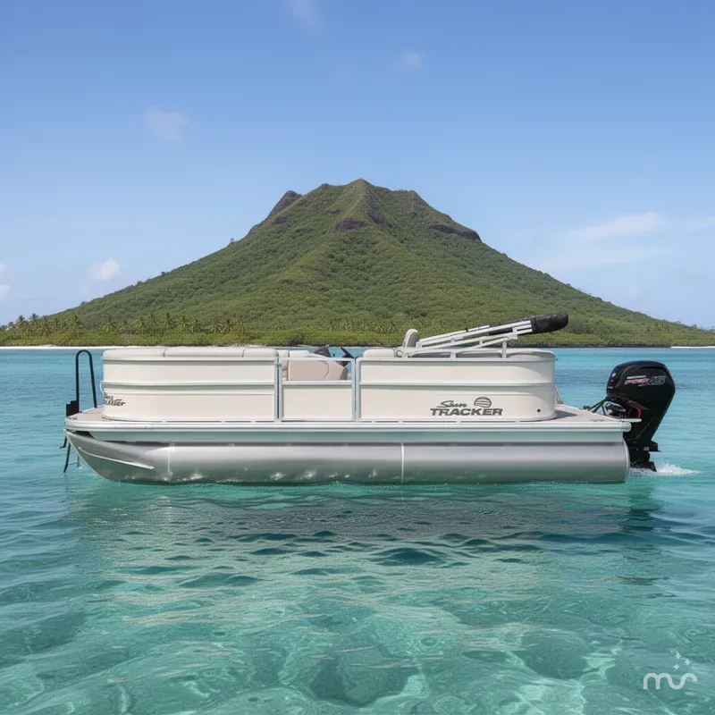 Slide: The Image of Sun Tracker Party Barge 20 DLX 2026 - 2