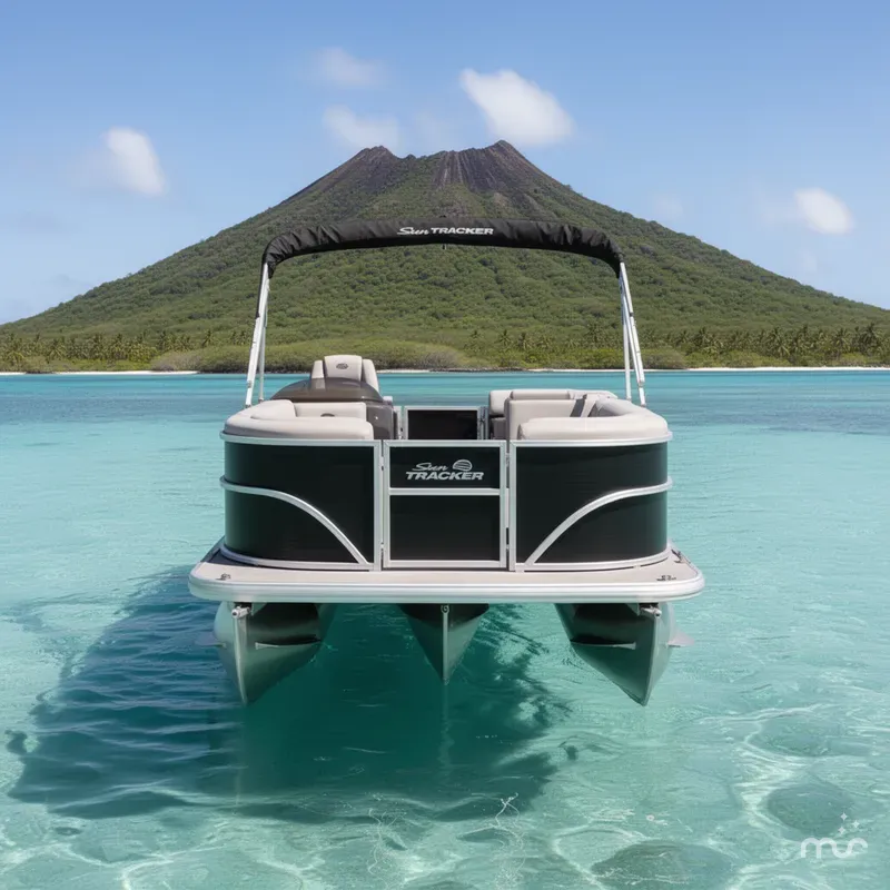 Slide: The Image of Sun Tracker Party Barge 20 DLX 2026 - 3