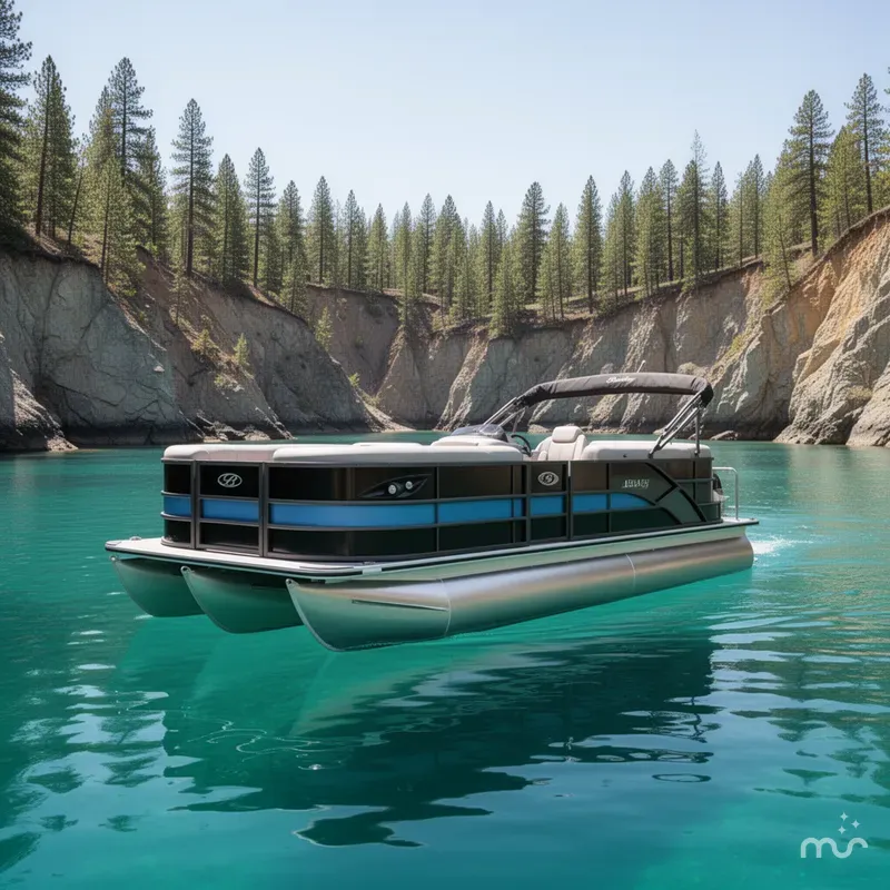 Slide: The Image of Bentley Pontoons Legacy 223 Navigator 2026 - 2