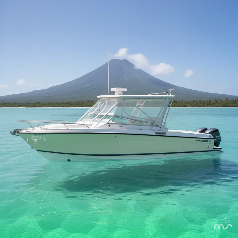 The Image of Contender 35 Express Side Console 2005 - 0