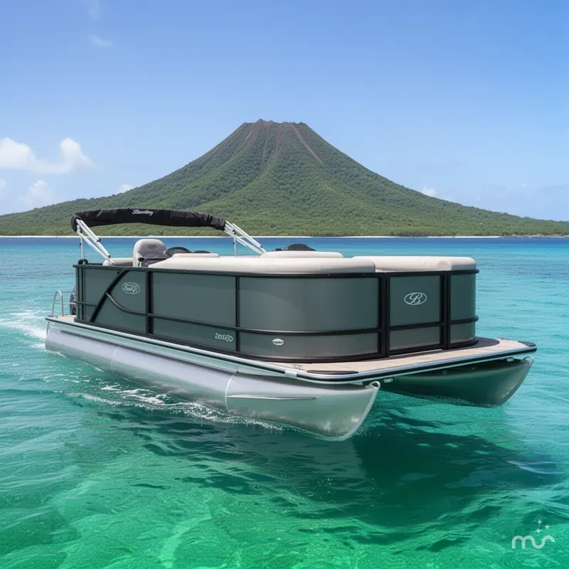 Slide: The Image of Bentley Pontoons LE 200 Cruise 2026 - 1