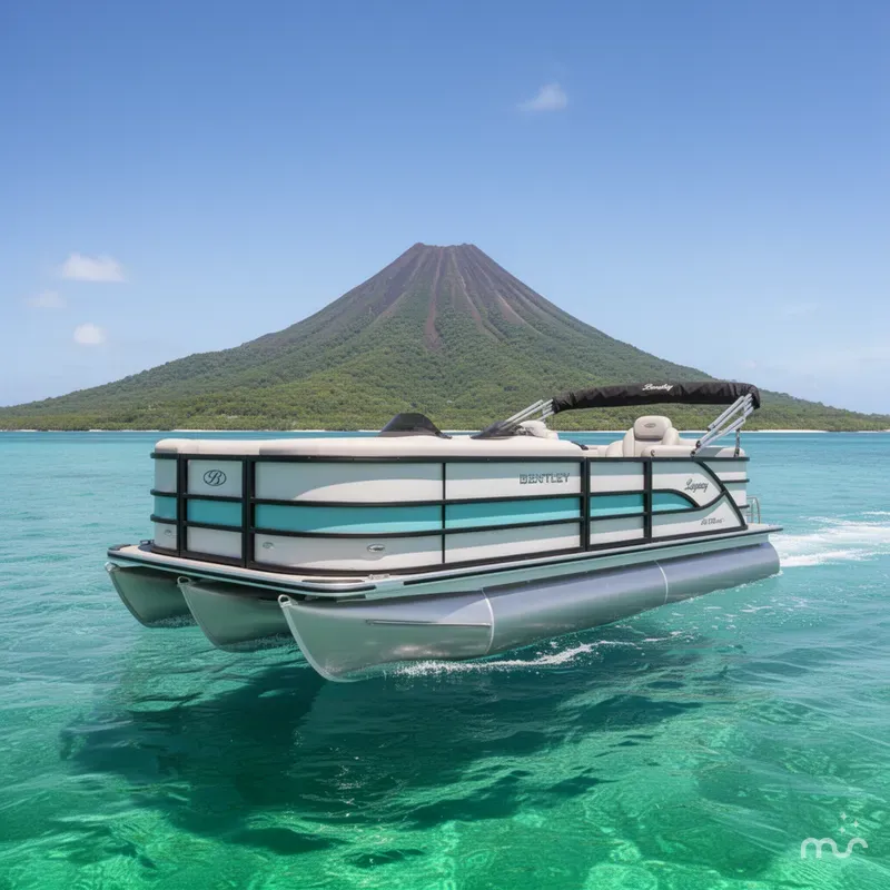 Slide: The Image of Bentley Pontoons Legacy 203 Navigator 2026 - 2