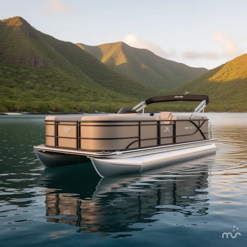 Slide: The Image of Bentley Pontoons LE 180 Cruise 2026 - 1