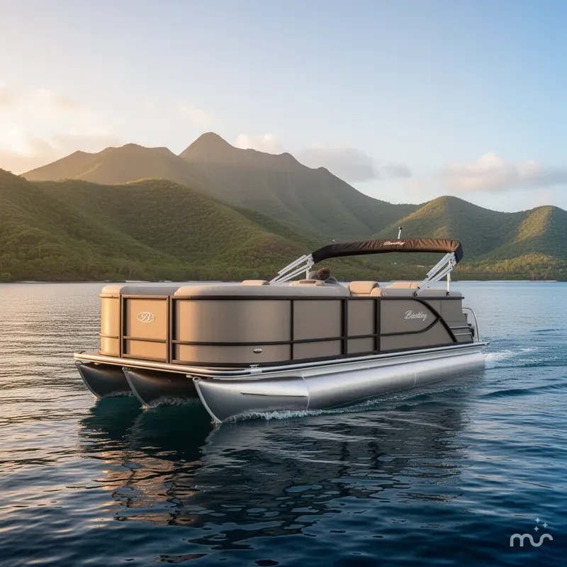 Slide: The Image of Bentley Pontoons LE 180 Cruise 2026 - 2