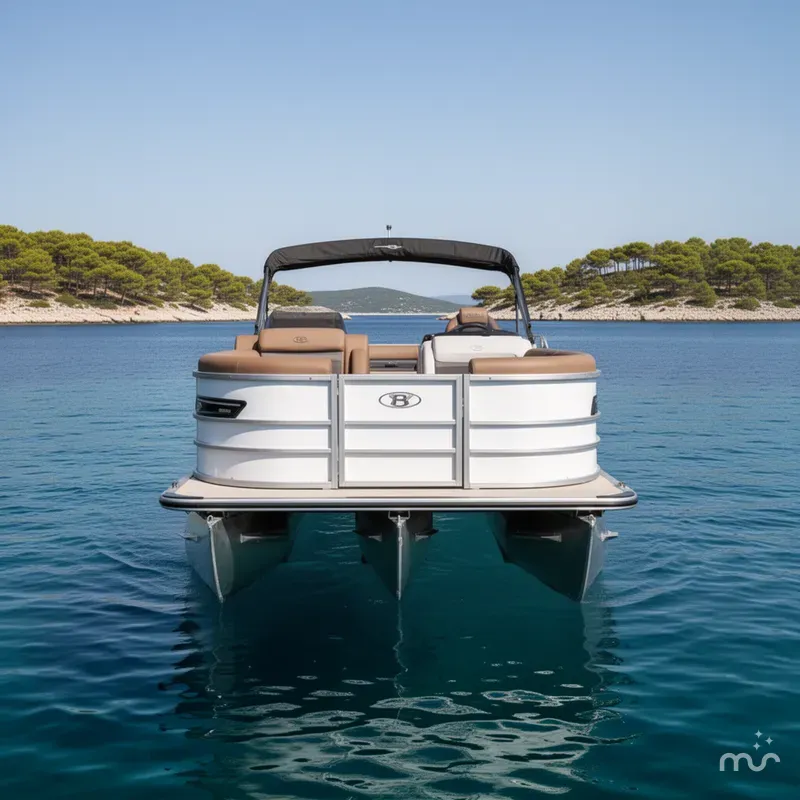 Slide: The Image of Bentley Pontoons Elite 253 Swingback Dual Captain Full Tritoon 2026 - 3