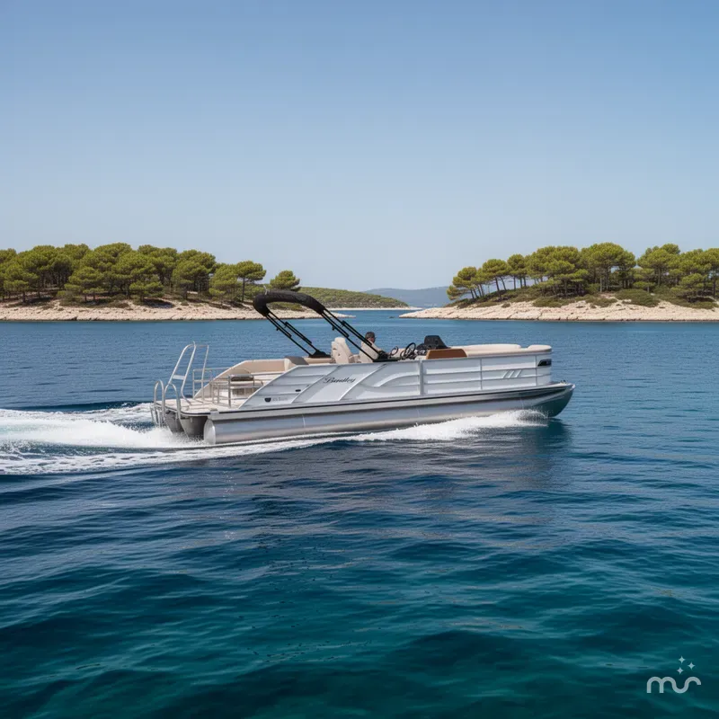 Slide: The Image of Bentley Pontoons Elite 253 Swingback Dual Captain Full Tritoon 2026 - 4