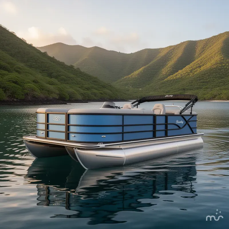 Slide: The Image of Bentley Pontoons Legacy 220 Navigator 2026 - 1