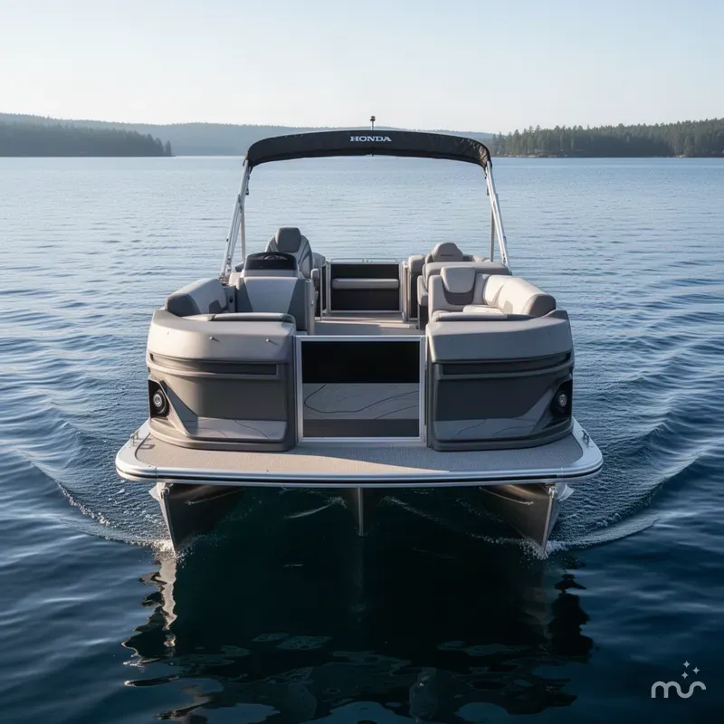 Slide: The Image of Tahoe Geofish 2385 Rear Fish & Honda 4-Stroke EFI 2026 - 1