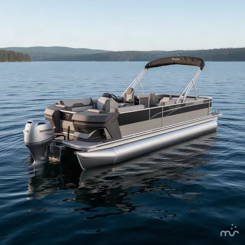 Slide: The Image of Tahoe Geofish 2385 Rear Fish & Honda 4-Stroke EFI 2026 - 2