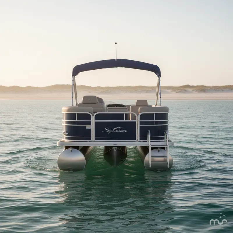 Slide: The Image of Sylvan 8522 Mirage Cruise w/Suzuki 115HP Engine and Trailer 2012 - 2