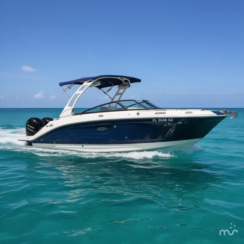 Slide: The Image of Sea Ray SDX 270 Outboard 2021 - 0