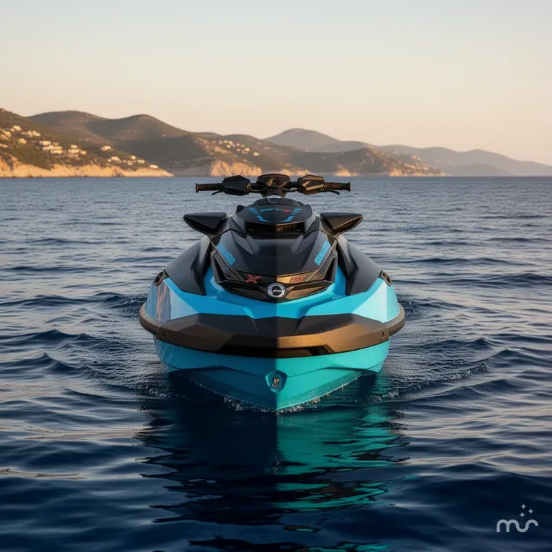 Slide: The Image of Sea-Doo RXT-X™ 325 Gulfstream Blue Premium 2026 - 1