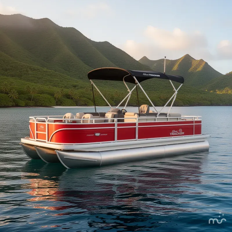 The Image of Sun Tracker Fishin' Barge 22 DLX 2026 - 0