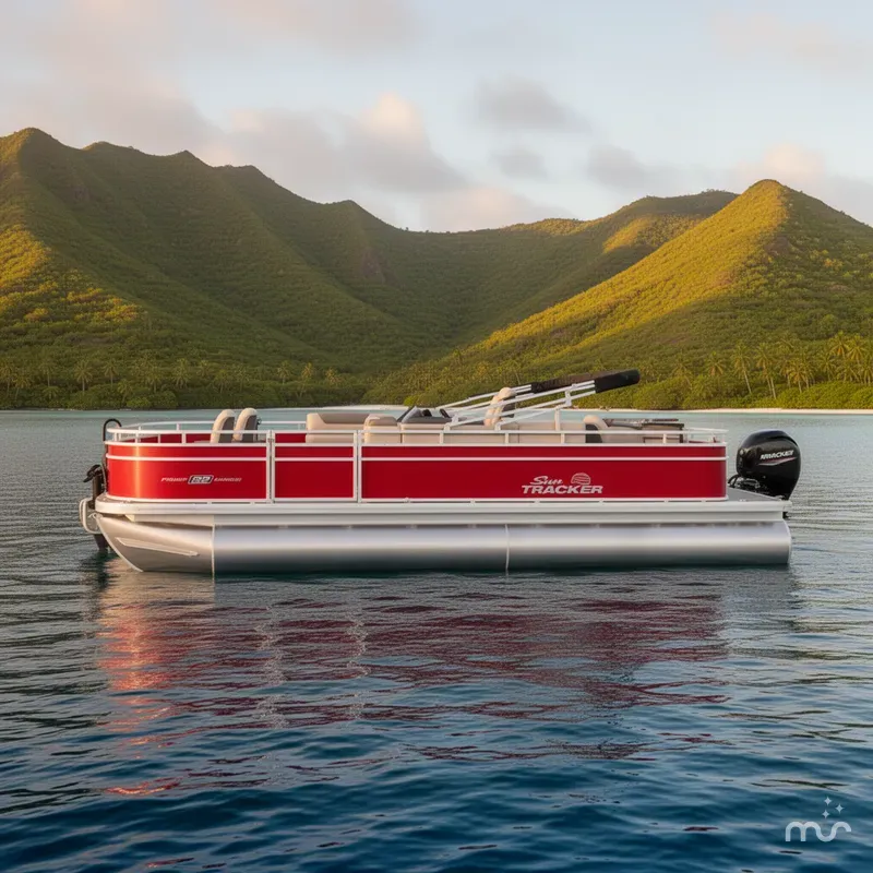 Slide: The Image of Sun Tracker Fishin' Barge 22 DLX 2026 - 2