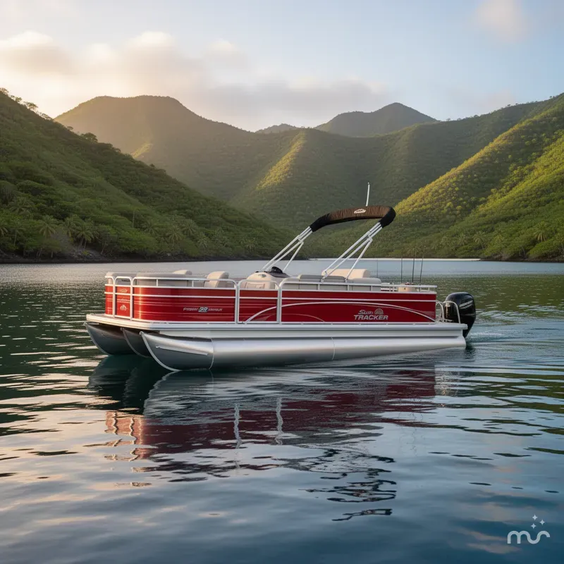 Slide: The Image of Sun Tracker Fishin' Barge 22 DLX 2026 - 4