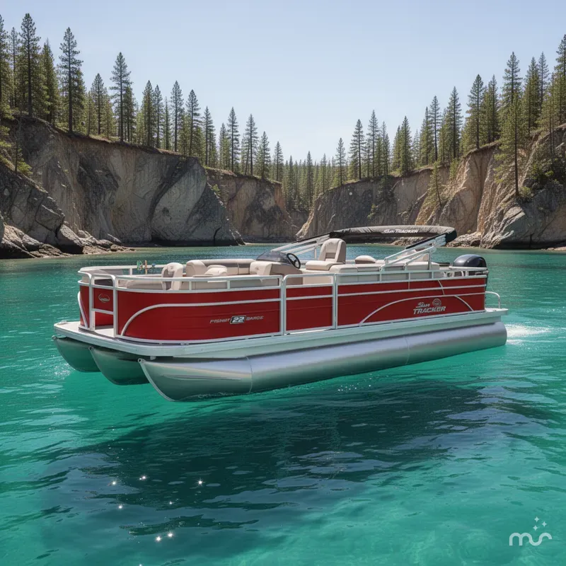 The Image of Sun Tracker Fishin' Barge 22 DLX 2026 - 0