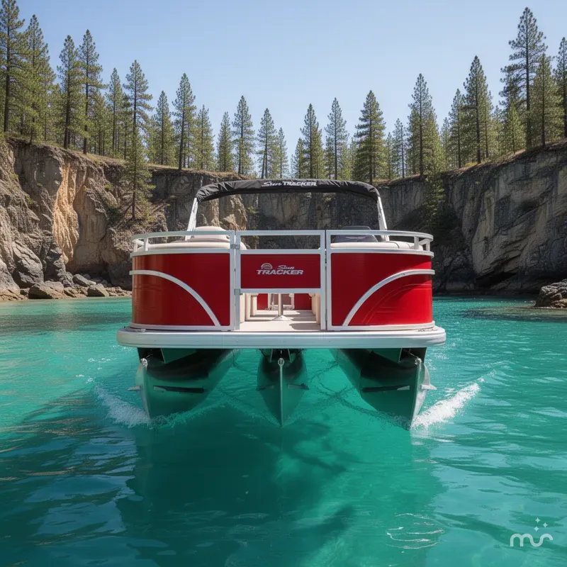 Slide: The Image of Sun Tracker Fishin' Barge 22 DLX 2026 - 1