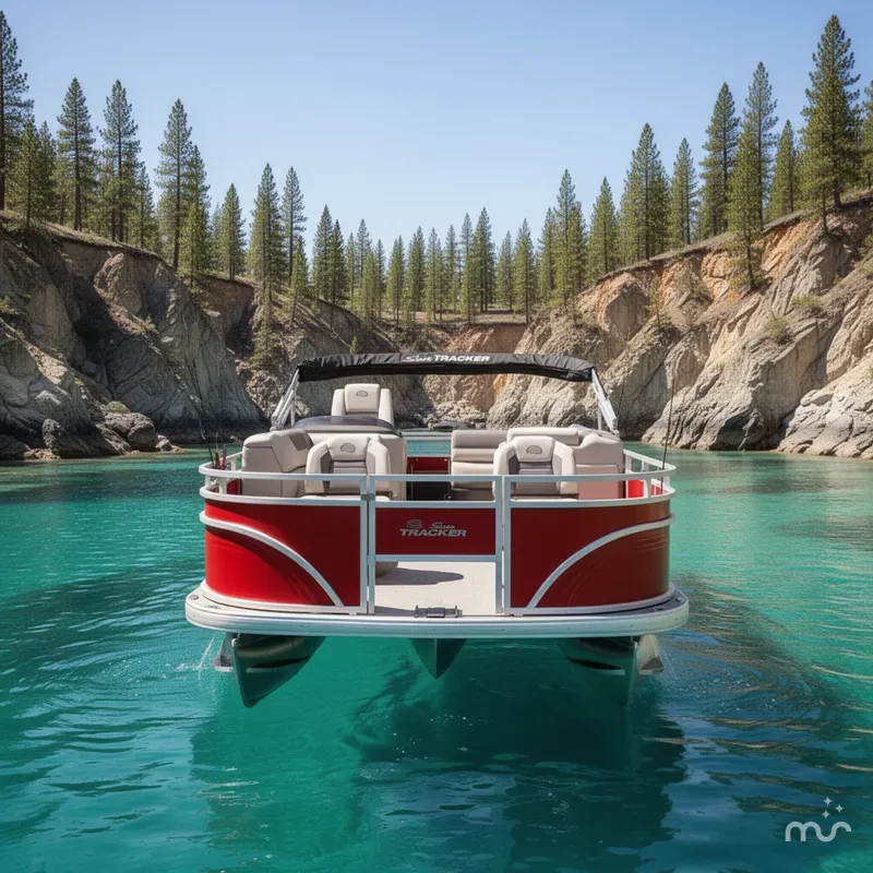 Slide: The Image of Sun Tracker Fishin' Barge 22 DLX 2026 - 3