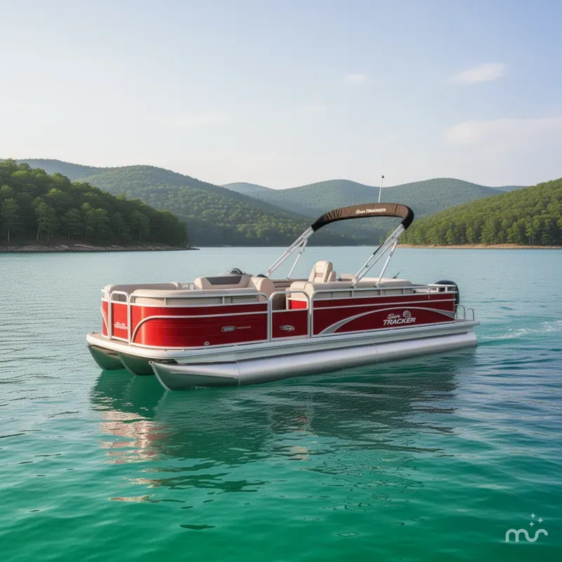 Slide: The Image of Sun Tracker Fishin' Barge 22 DLX 2026 - 4