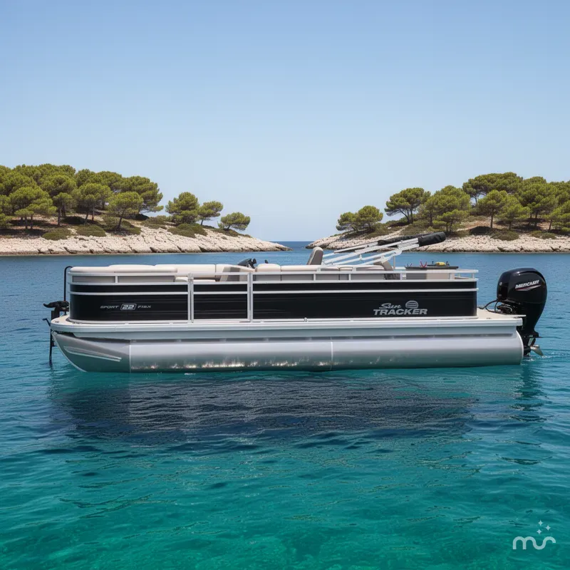 Slide: The Image of Sun Tracker SportFish 22 DLX 2026 - 2