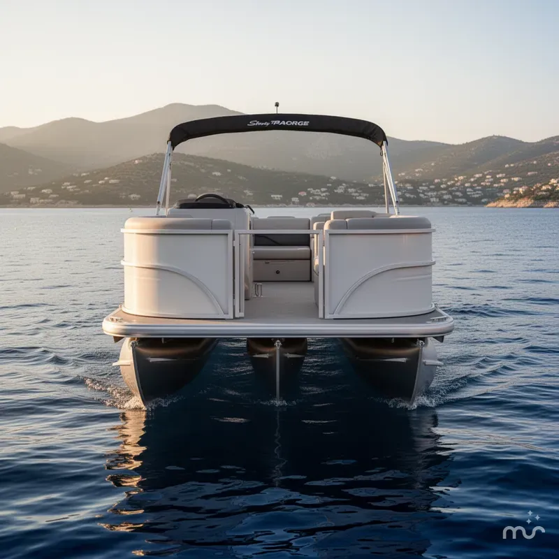 Slide: The Image of Party Barge 20 DLX 2026 - 1