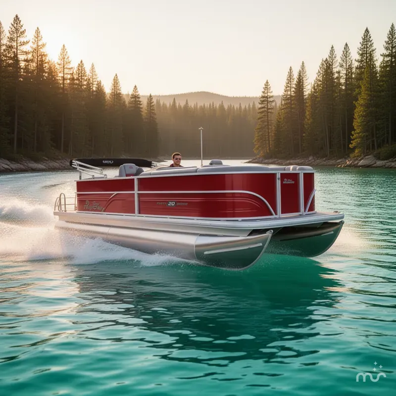 Slide: The Image of Party Barge 20 DLX 2026 - 4