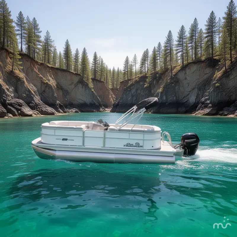 Slide: The Image of Party Barge 20 DLX 2026 - 2