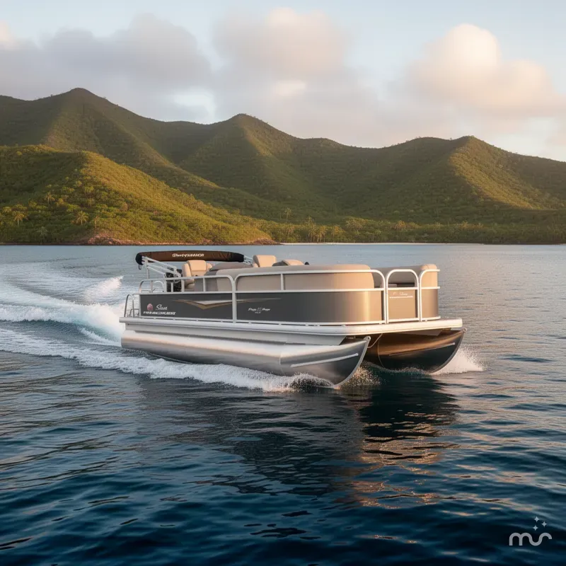 Slide: The Image of Party Barge 18 DLX 2025 - 4