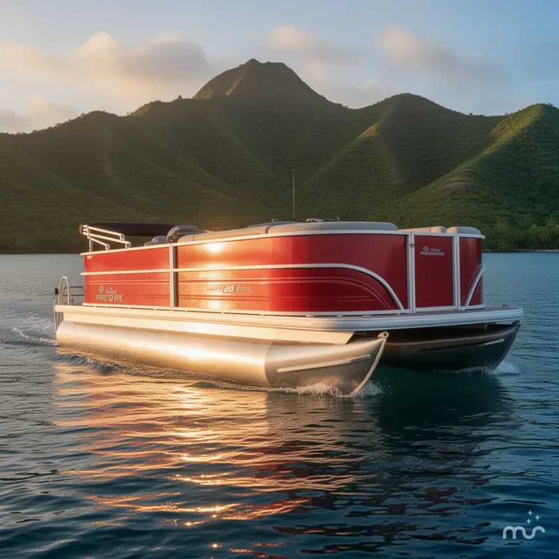 Slide: The Image of Party Barge 20 DLX 2026 - 4