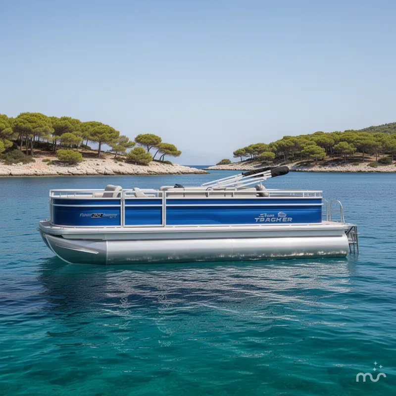 Slide: The Image of Fishin' Barge 20 DLX 2026 - 2