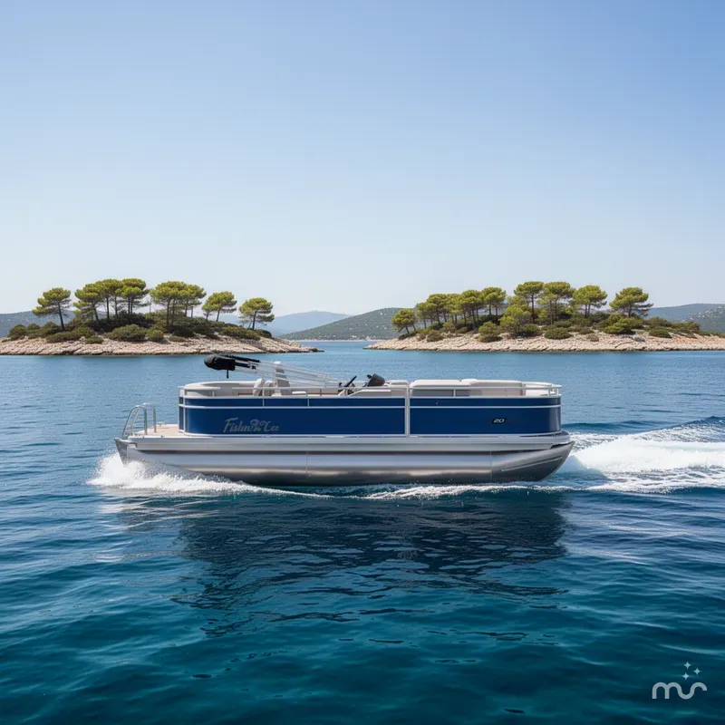 Slide: The Image of Fishin' Barge 20 DLX 2026 - 4