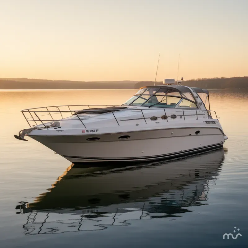 Slide: The Image of Sea Ray Sundancer 370 1995 - 0