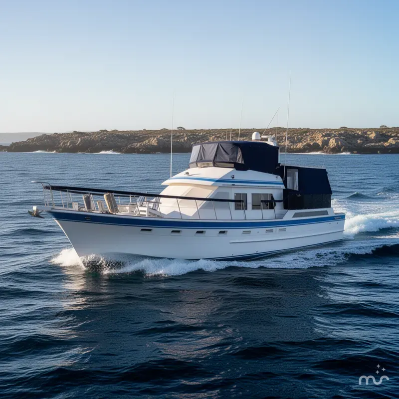 The Image of Kha Shing Cockpit Motor Yacht 1984 - 0