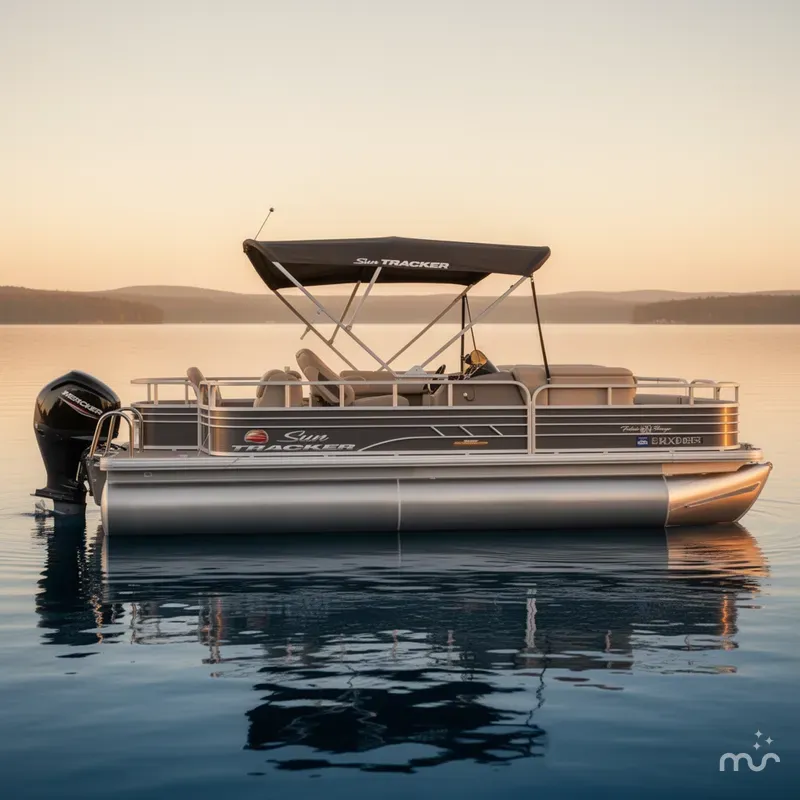 Slide: The Image of Sun Tracker Fishin' Barge 20 DLX 2023 - 0