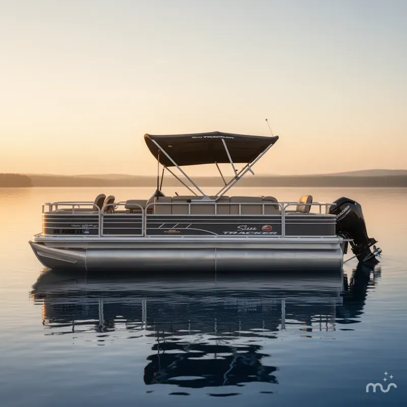 Slide: The Image of Sun Tracker Fishin' Barge 20 DLX 2023 - 1