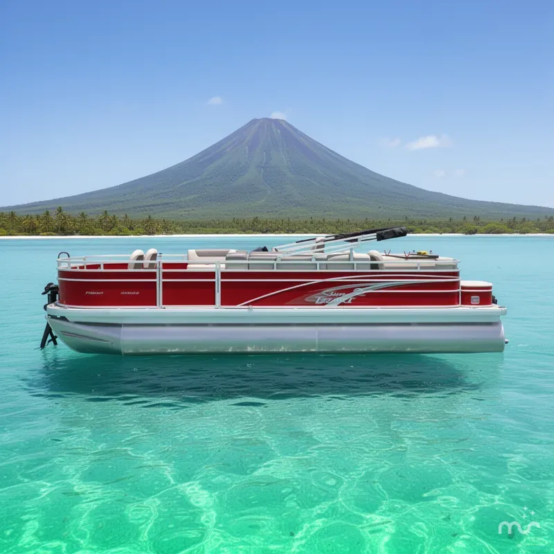 Slide: The Image of Sun Tracker Fishin' Barge 22 DLX 2026 - 2
