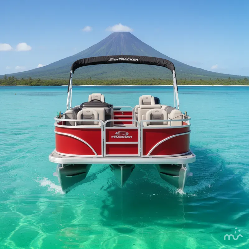 Slide: The Image of Sun Tracker Fishin' Barge 22 DLX 2026 - 3