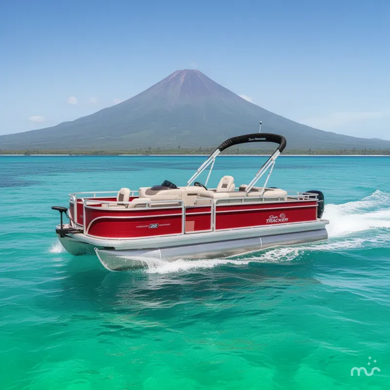 Slide: The Image of Sun Tracker Fishin' Barge 22 DLX 2026 - 4