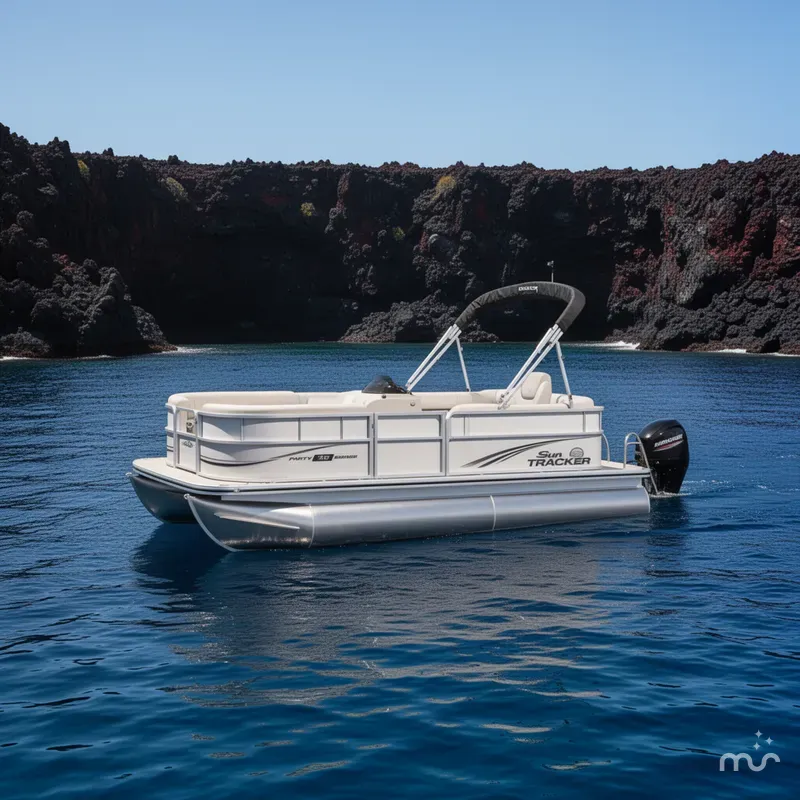 The Image of Sun Tracker Party Barge 16 DLX 2026 - 0