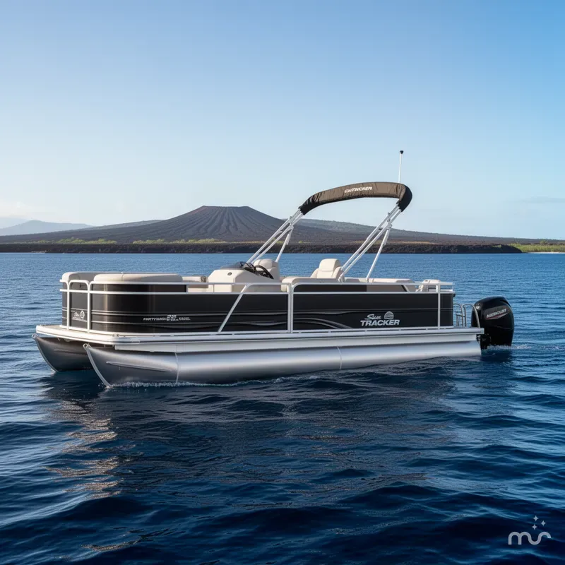 The Image of Sun Tracker Party Barge 22 RF DLX 2026 - 0