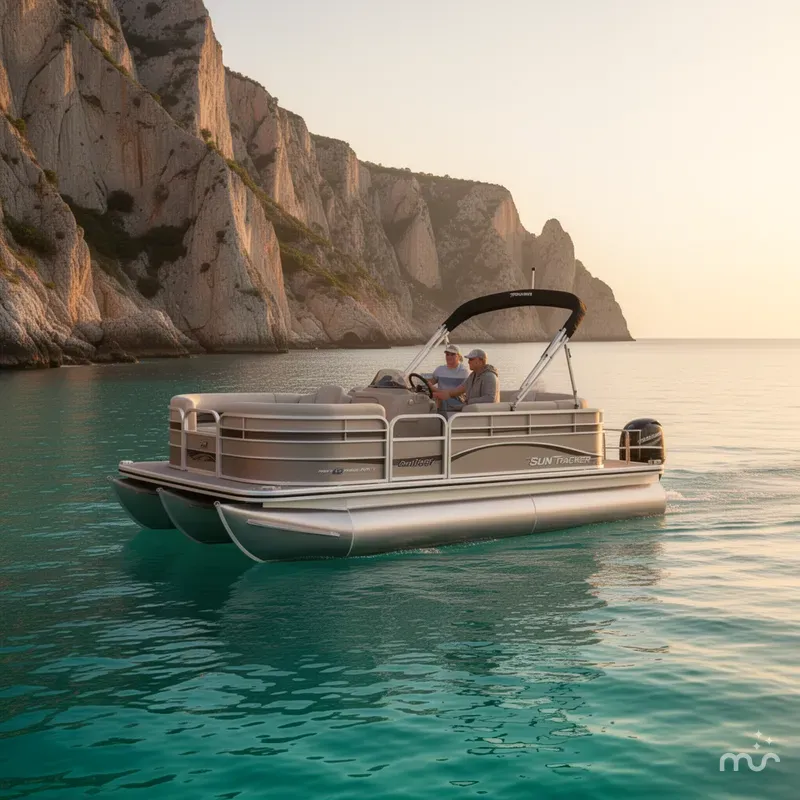 The Image of Sun Tracker Party Barge 16 DLX 2026 - 0
