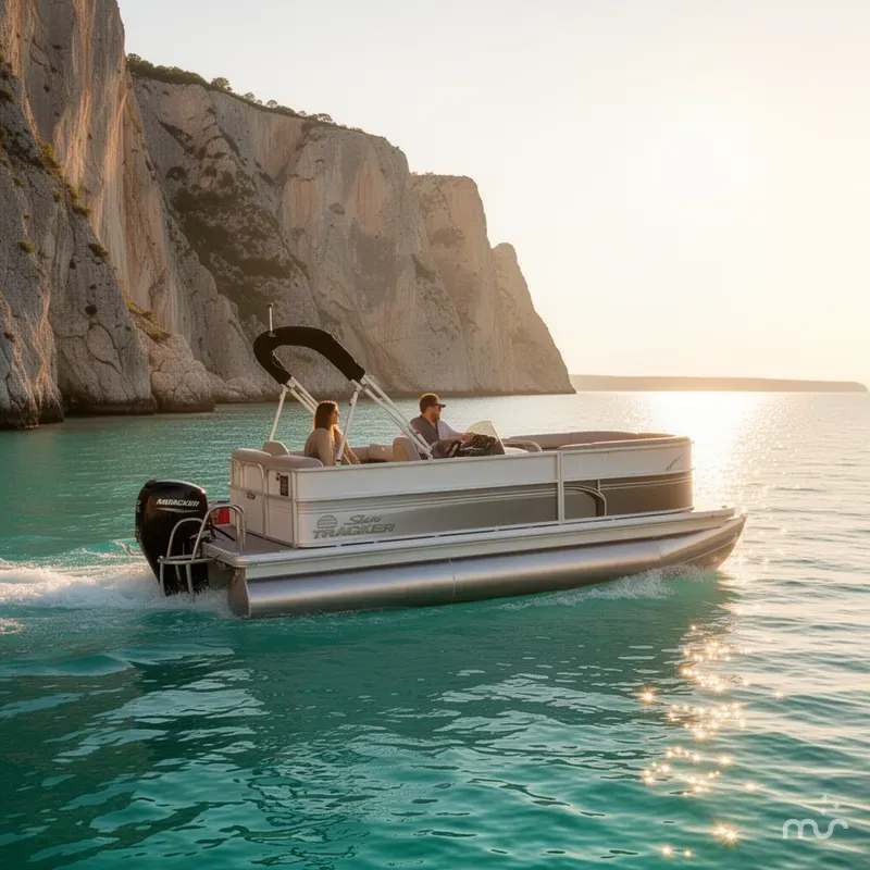 Slide: The Image of Sun Tracker Party Barge 16 DLX 2026 - 4