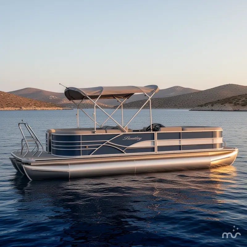 Slide: The Image of Bentley Pontoons Legacy 240 Navigator Ext 2026 - 2