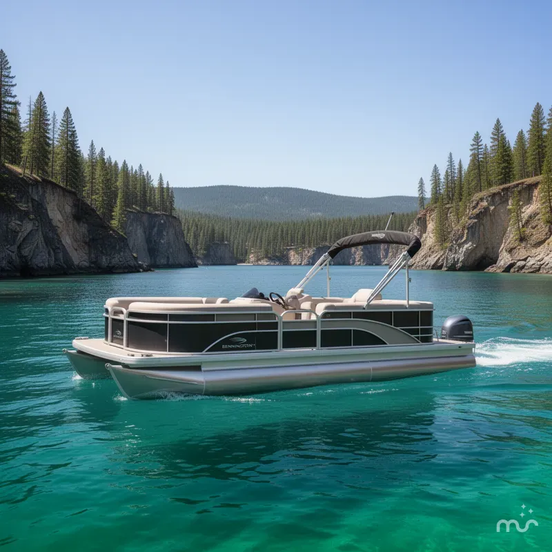 The Image of Bennington 20 SSR Quad Bench Tritoon w/ Yamaha 115 HP (In Stock) 2026 - 0