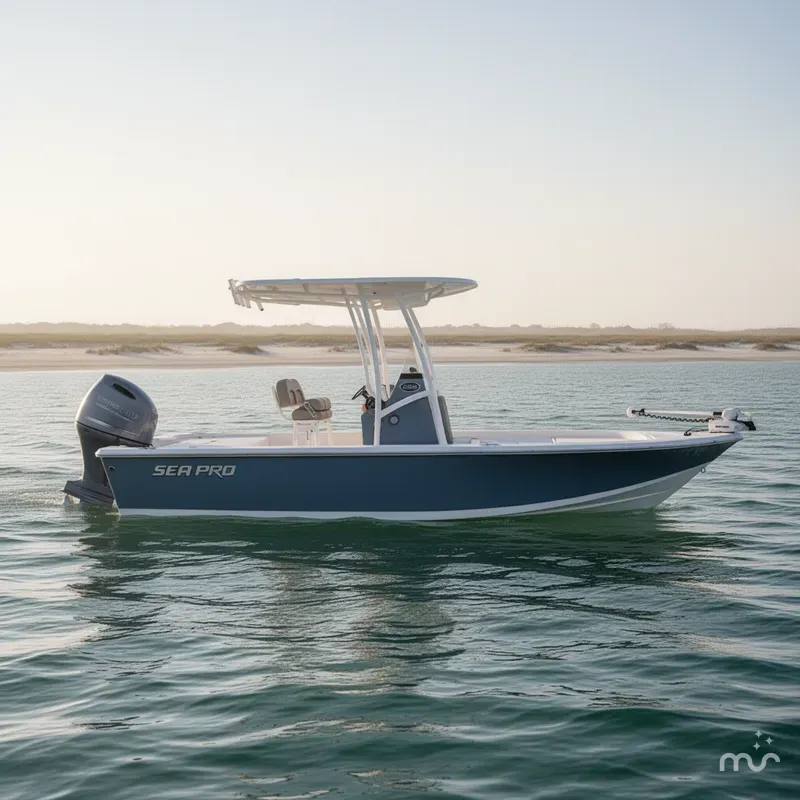 Slide: The Image of Sea Pro 228 Bay Boat 2023 - 0