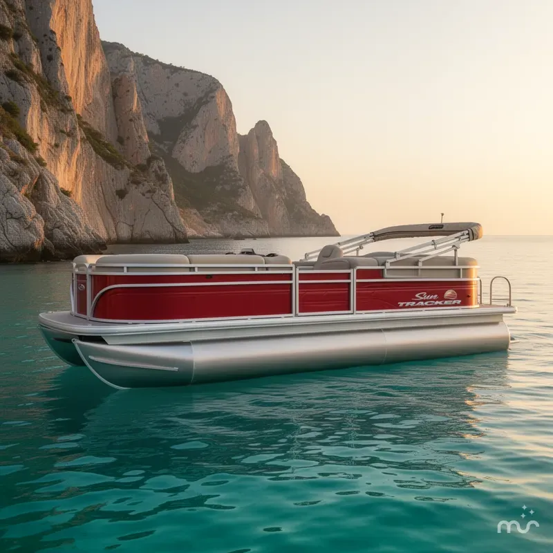 Slide: The Image of Sun Tracker Party Barge 20 DLX 2024 - 2